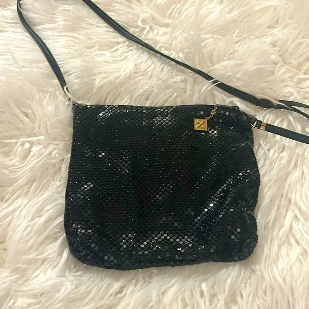 Classic Whiting & Davis Black Mesh Purse
Handbag Vintage Hollywood